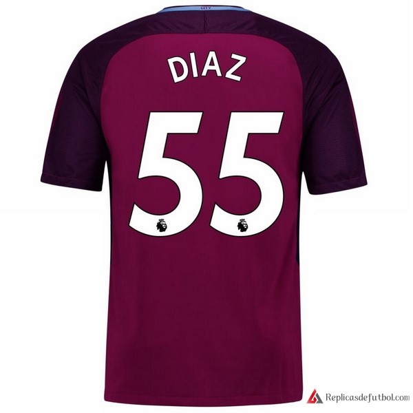 Camiseta Manchester City Segunda equipación Diaz 2017-2018